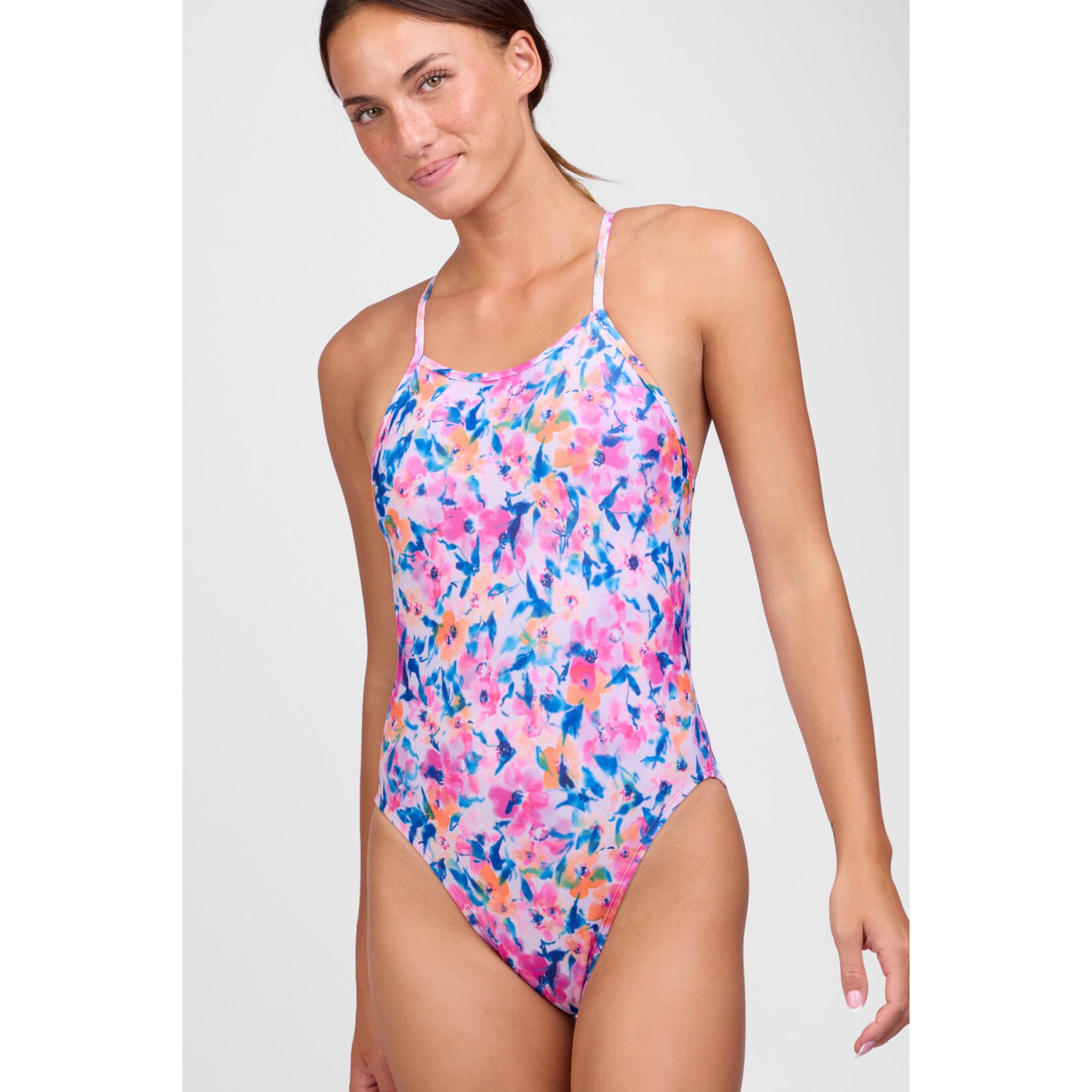 Jolyn Jackson One Piece Swimsuit - Super Bloom