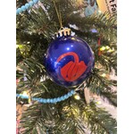 RAYS RAYS Holiday Ball Ornament Blue/Red