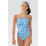 Dolfin Fin Floats V-2 One Piece Swimsuit