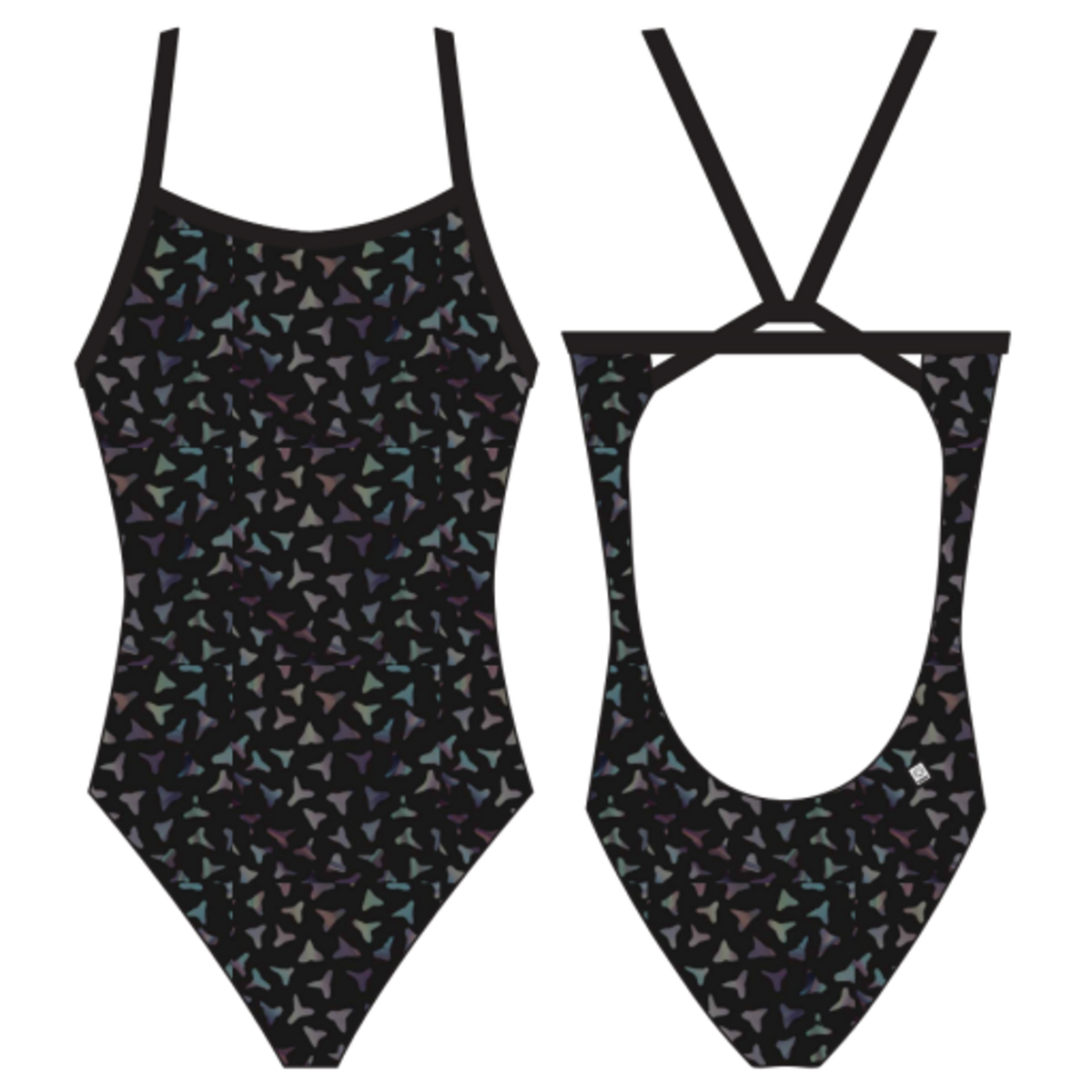 Jolyn Perry One Piece Swimsuit - Metallic