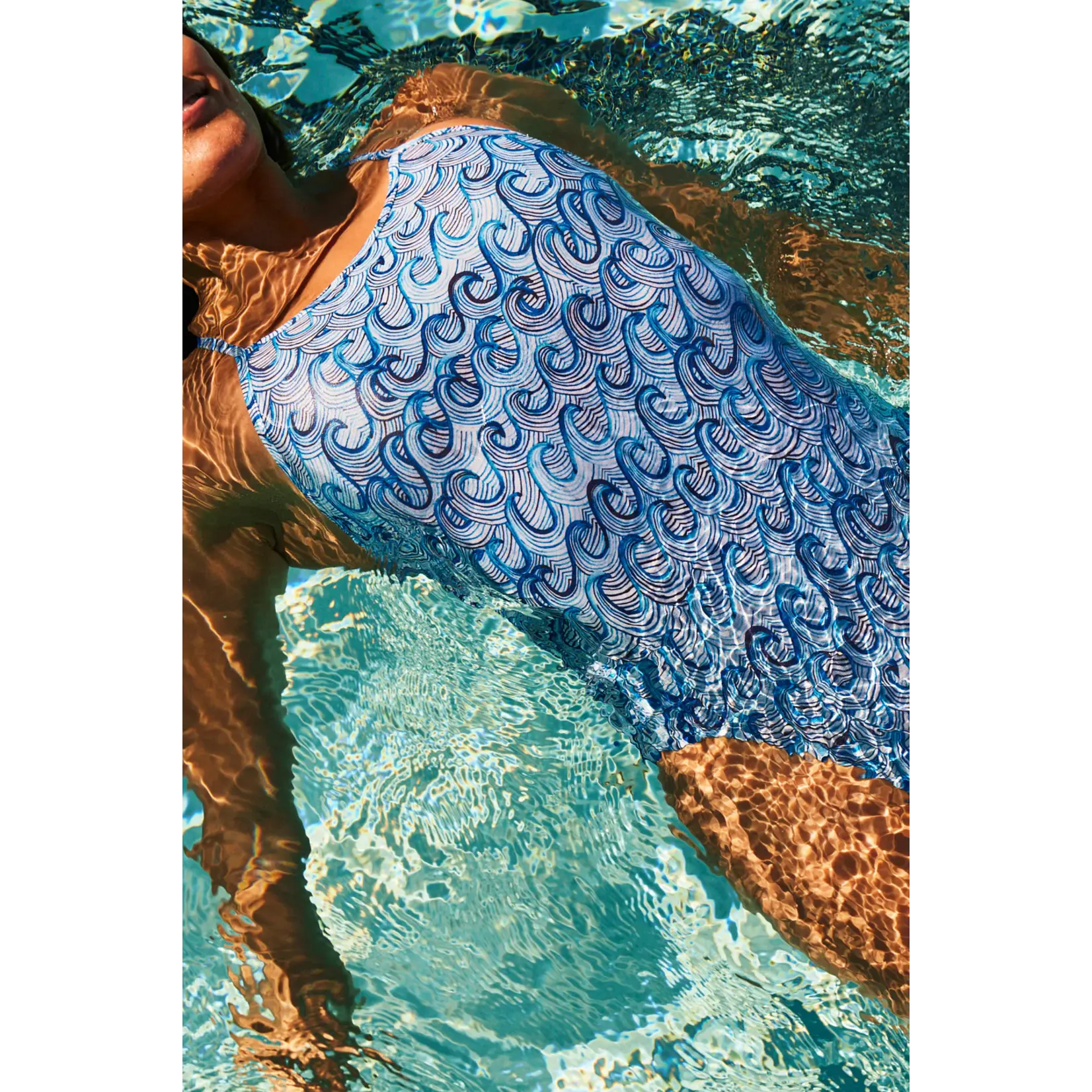 Jolyn Brandon One Piece Swimsuit - Waves