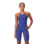 Speedo LZR Pure Valor 2.0 Open Back Noble Navy/Neon Jelly