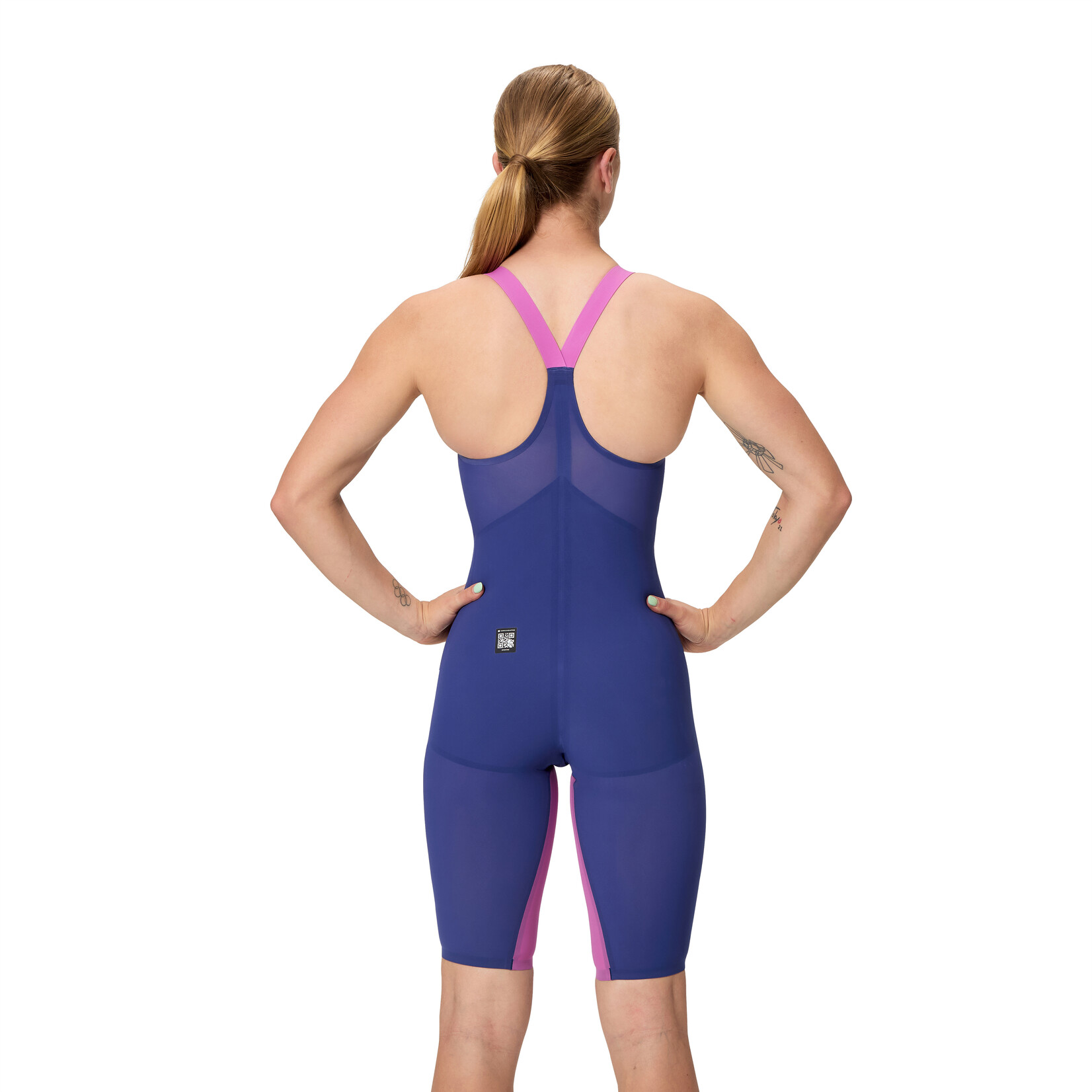 Speedo LZR Pure Valor 2.0 Closed Back Noble Navy/Neon Jelly