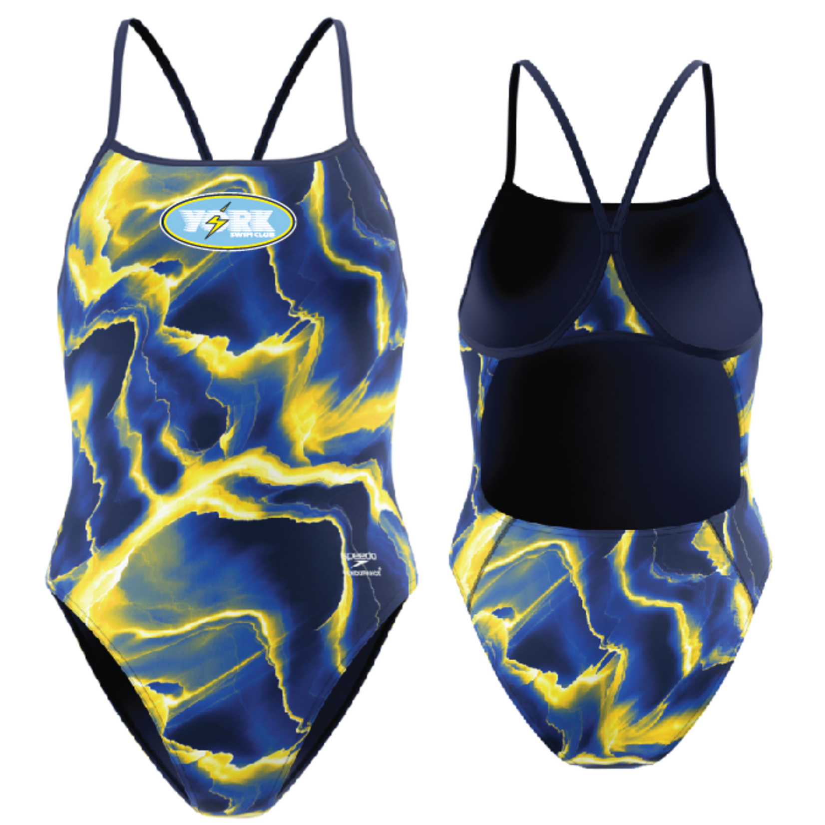 YORK York Lightning Turnback Royal/Gold