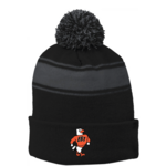 Eagles Eagles Stripe Pom Pom Beanie Black/Iron Grey