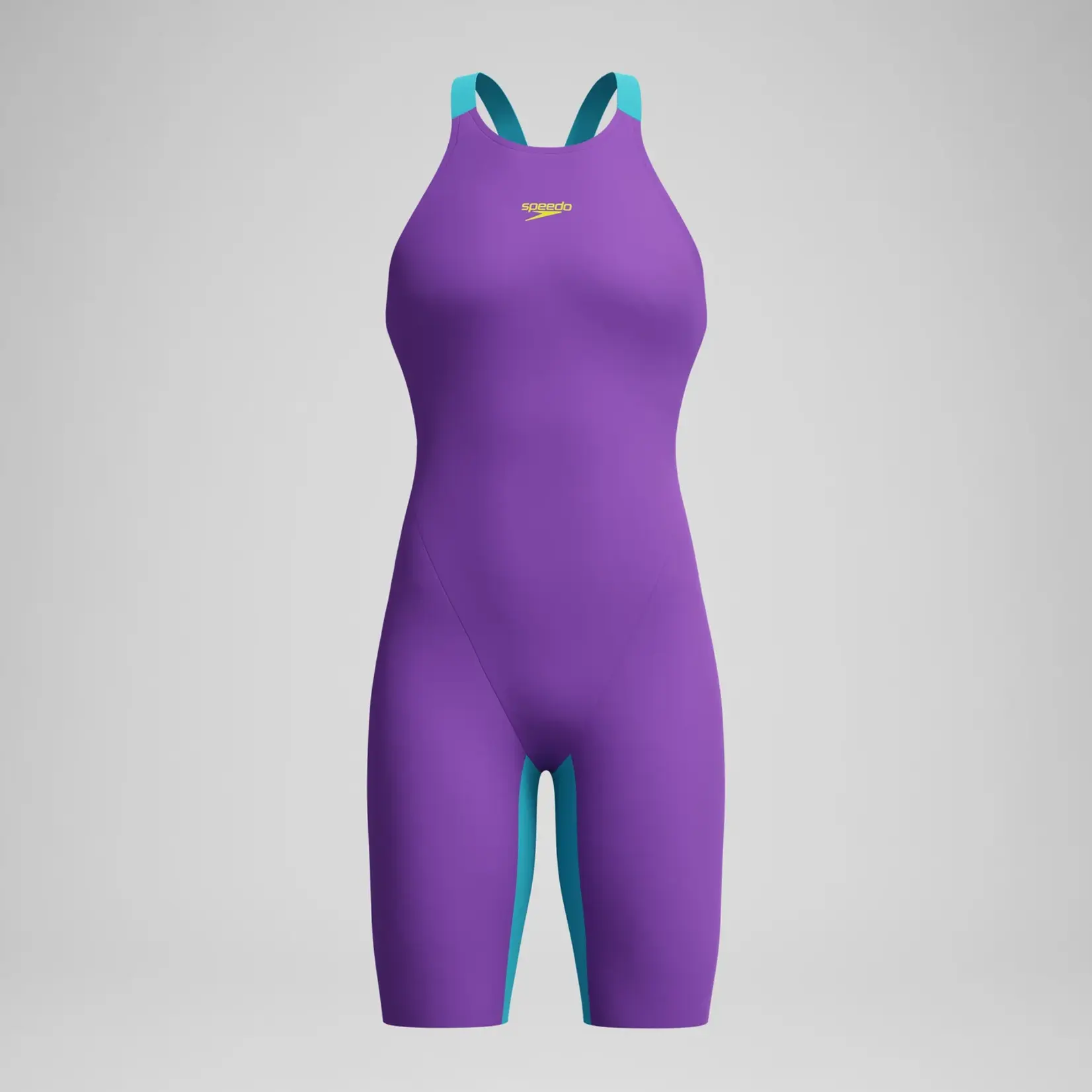 Speedo LZR Pure Valor 2.0 Open Back Galaxy Grape/Mayan Blue