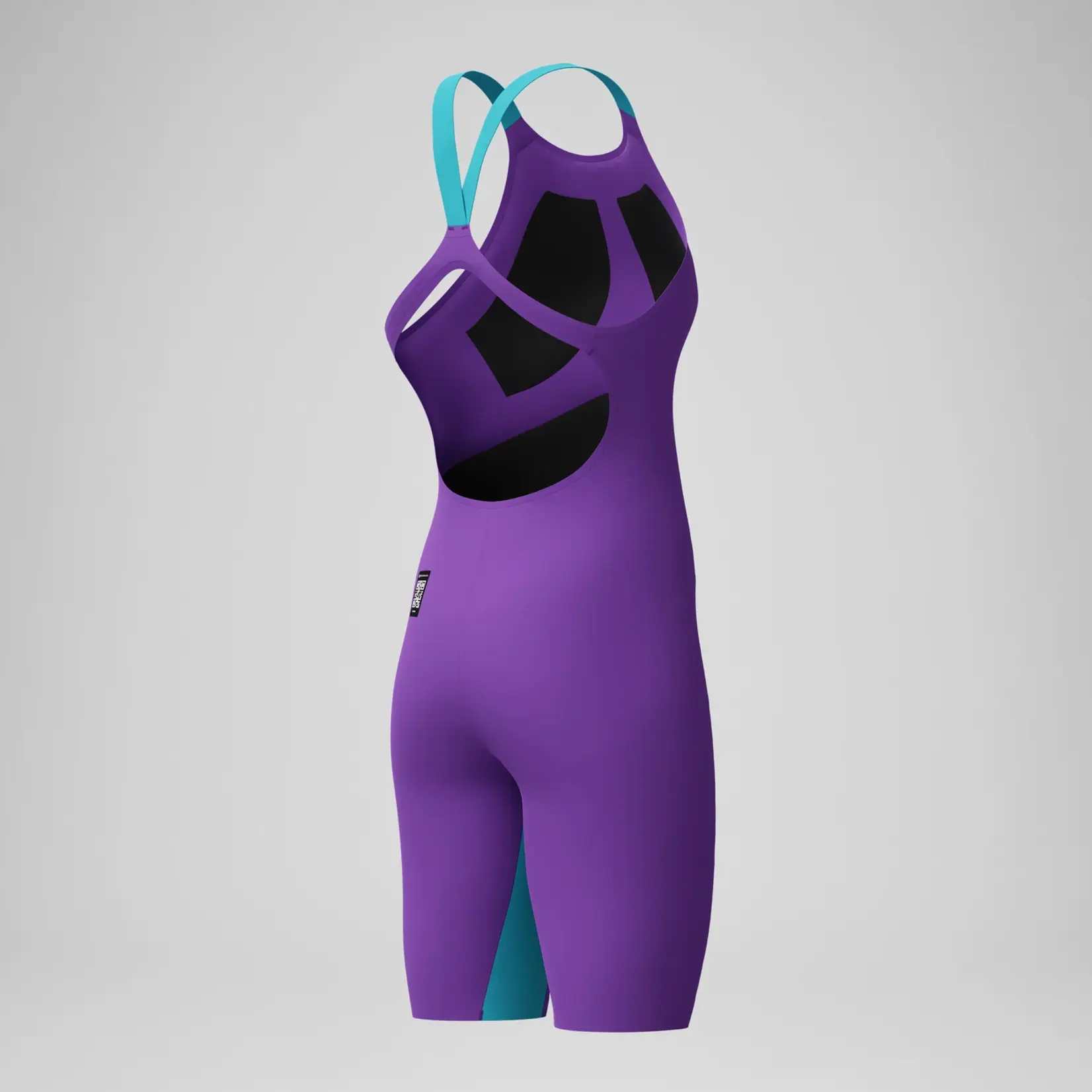 Speedo LZR Pure Valor 2.0 Open Back Galaxy Grape/Mayan Blue