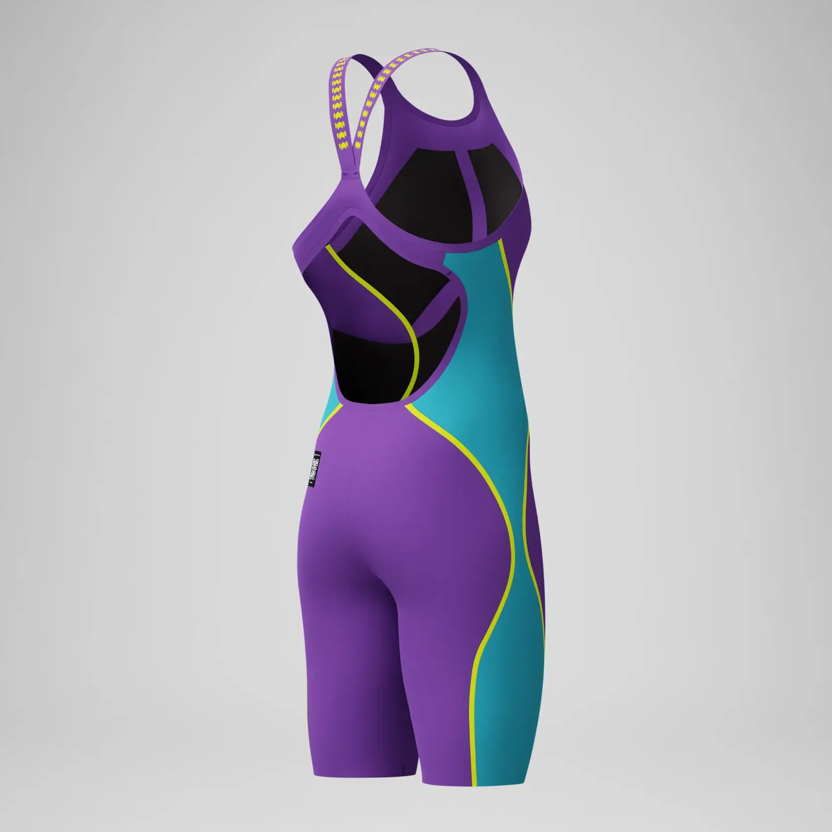 Speedo LZR Pure Intent 2.0 Open Back Galaxy Grape/Mayan Blue