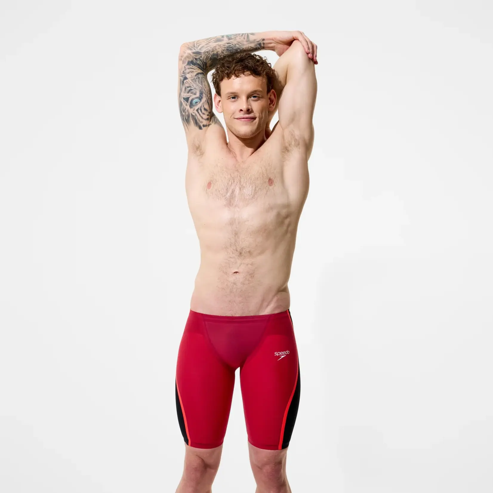 Speedo LZR Pure Intent 2.0 Jammer Regal Red/Black Flare