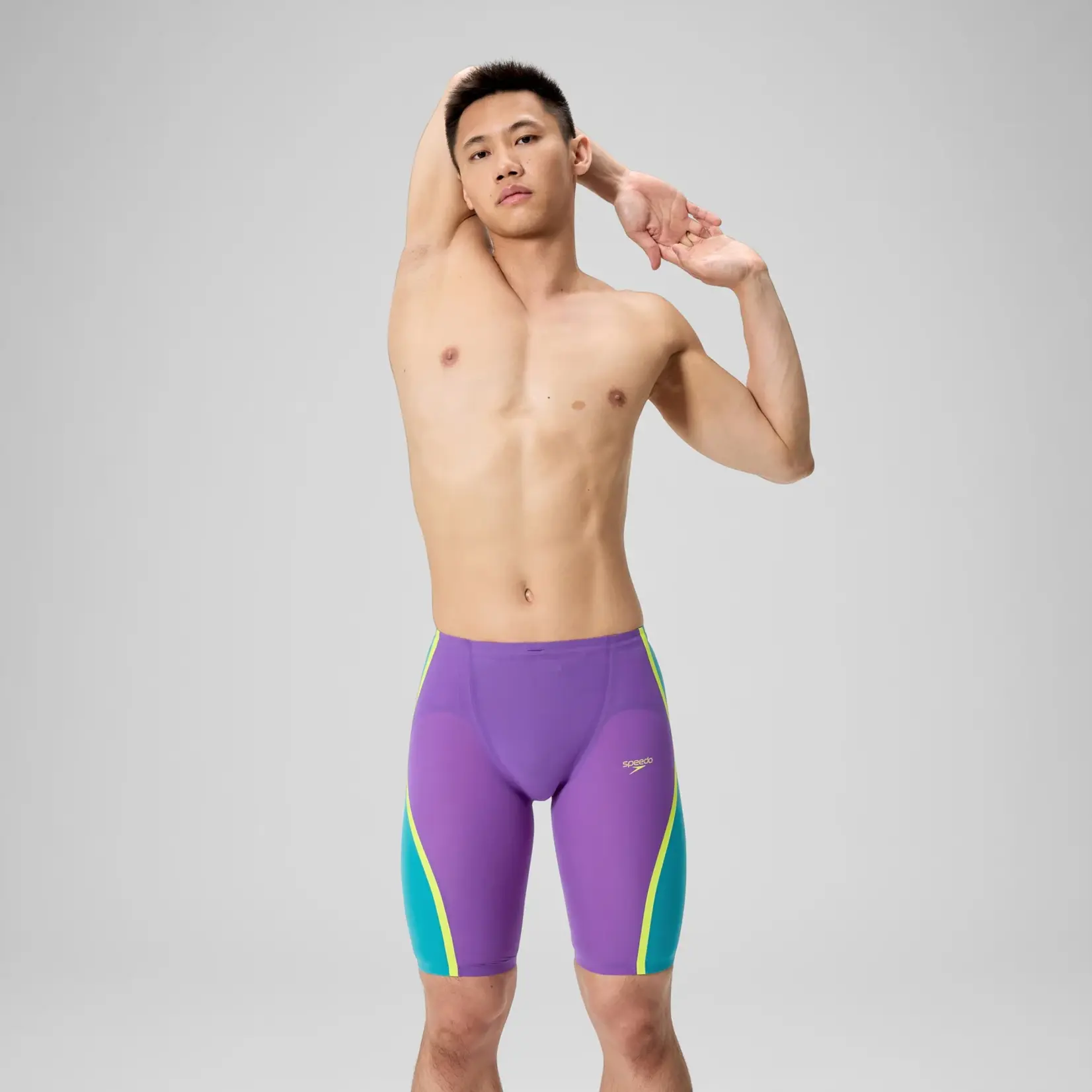 Speedo LZR Pure Intent 2.0 HW Jammer Galaxy Grape/Mayan Blue
