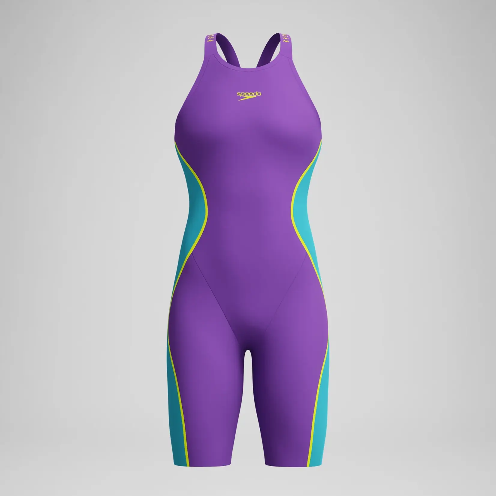 Speedo LZR Pure Intent 2.0 Closed Back Galaxy Grape/Mayan Blue