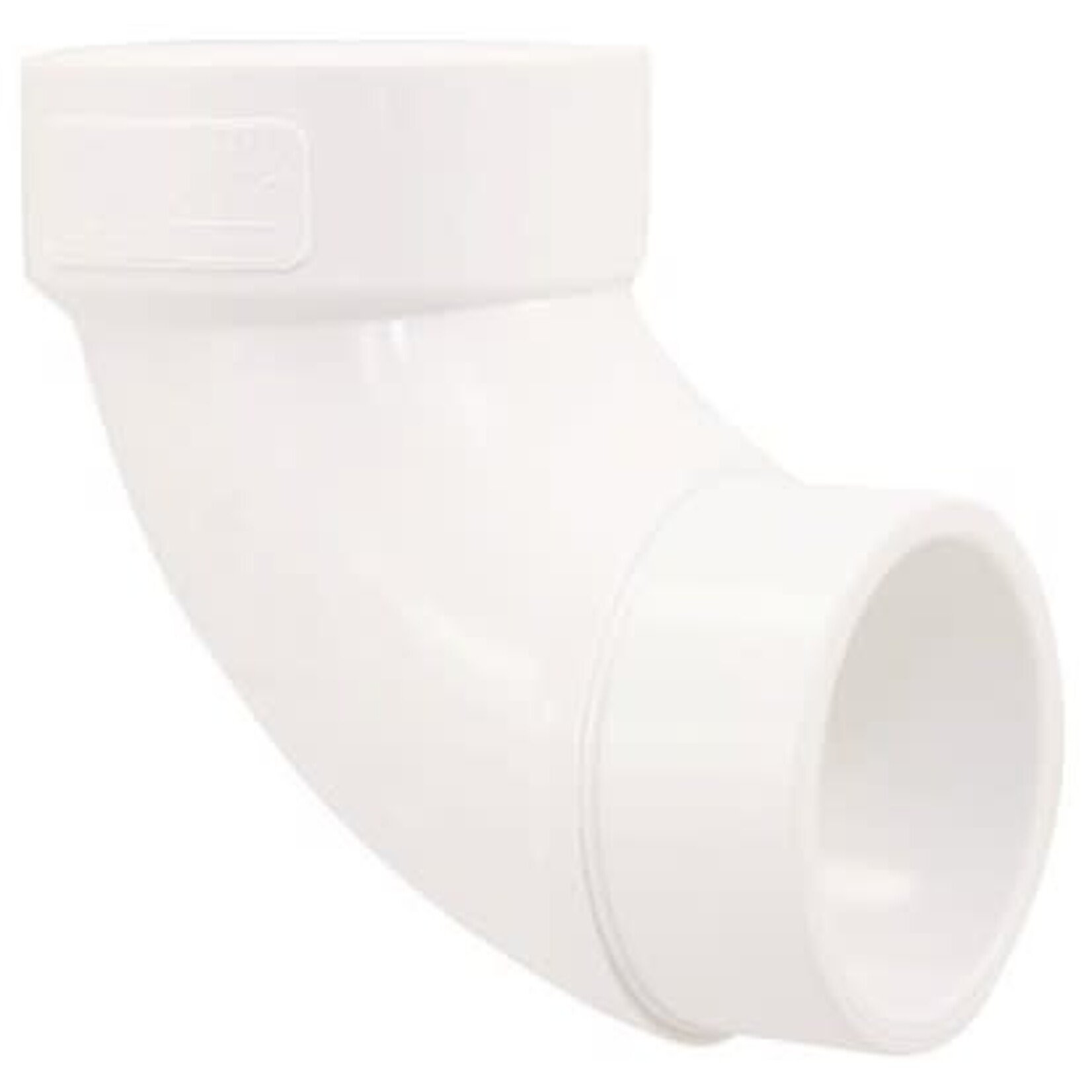 NIBCO 4 IN X 3 IN PVC SCHEDULE 40 DWV STREET 90 DEGREE ELBOW ( HUB X SPIGOT )