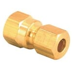 PROPLUS 3/8 IN X 1/2 IN BRASS COMPRESSION X FEMALE ADAPTER