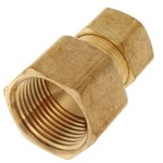 JONES STEPHENS 5/8 IN X 3/4 IN BRASS COMPRESSION X FEMALE ADAPTER