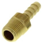 BLUEFIN 3/16 IN X 1/8 IN BRASS COMPRESSION X MALE ADAPTER