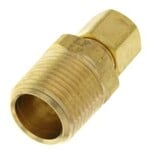 PROPLUS 1/4 IN X 3/8 IN BRASS COMPRESSION X MALE ADAPTER