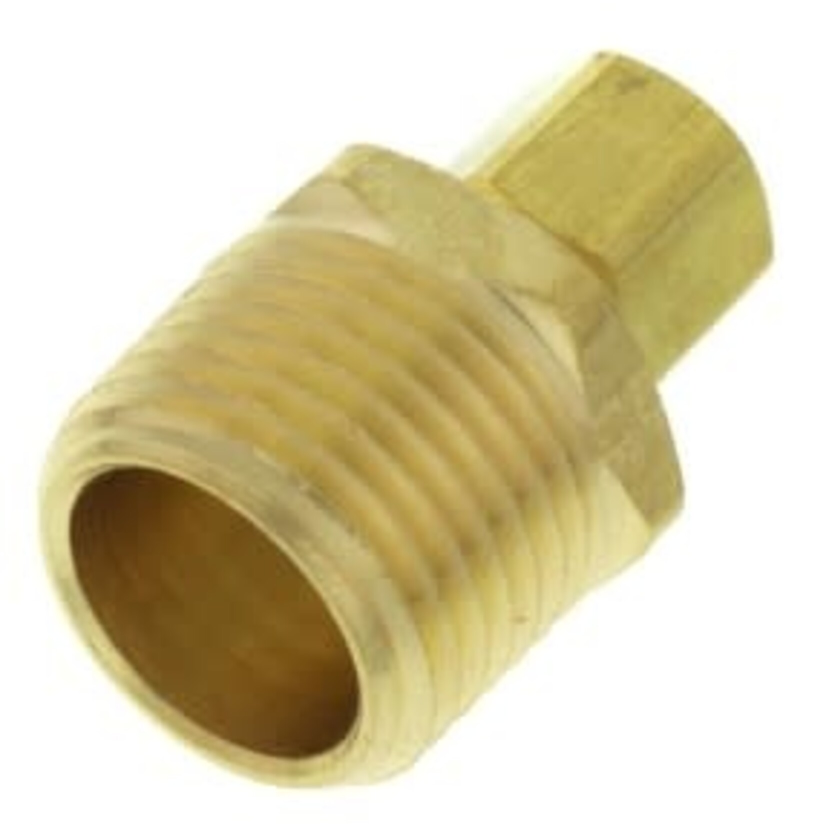 BLUEFIN 1/4 IN X 1/2 IN BRASS COMPRESSION X MALE ADAPTER