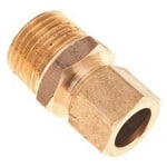 PROPLUS 3/8 IN X 3/8 IN BRASS COMPRESSION X MALE ADAPTER (LEAD FREE)