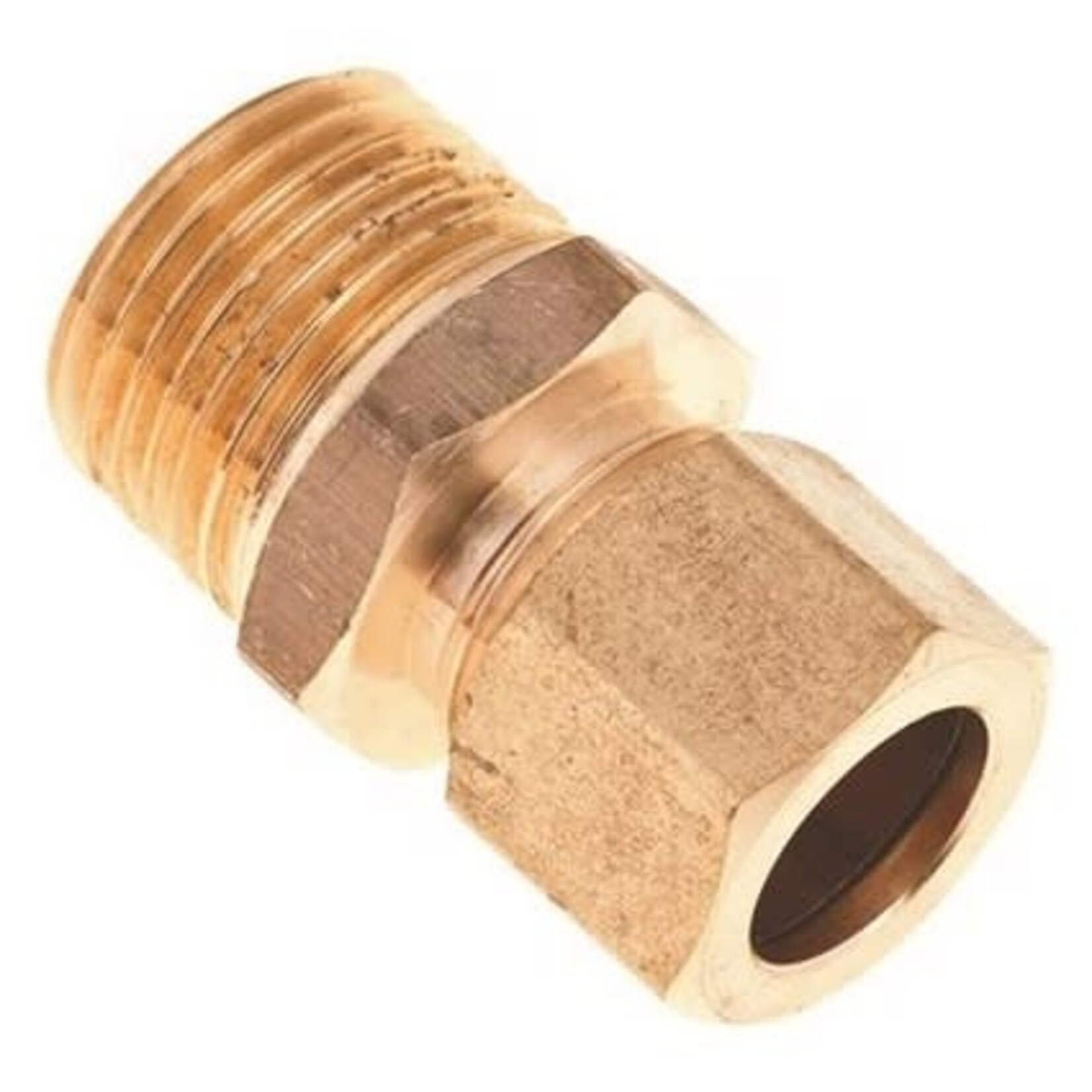 PROPLUS 3/8 IN X 3/8 IN BRASS COMPRESSION X MALE ADAPTER (LEAD FREE)