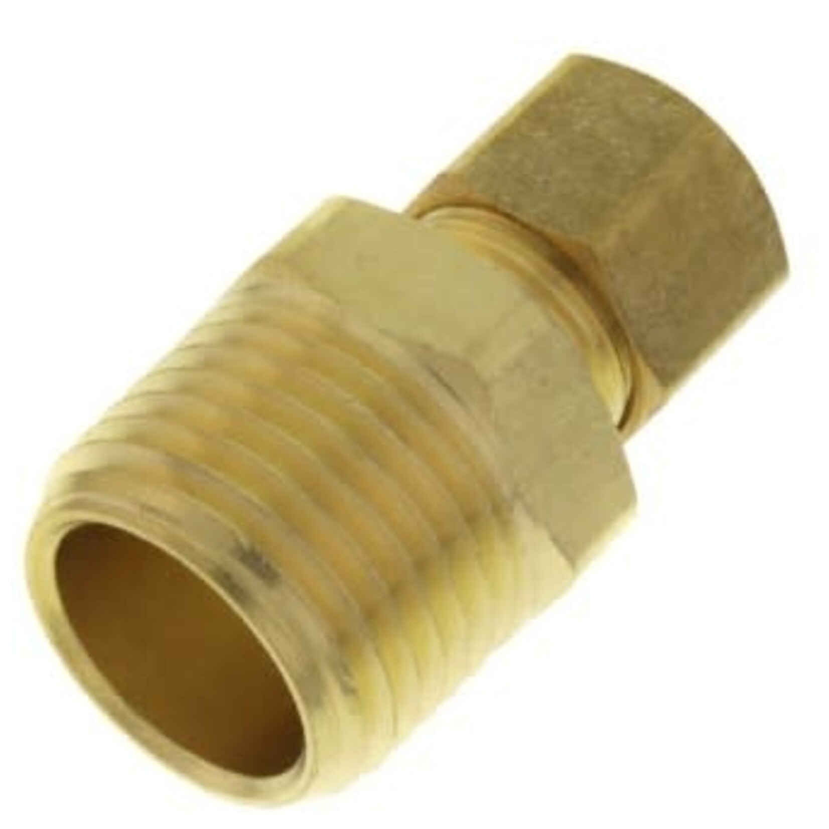 PROPLUS 3/8 IN X 1/2 IN BRASS COMPRESSION X MALE ADAPTER