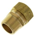 BLUEFIN 7/8 IN X 3/4 IN BRASS COMPRESSION X MALE ADAPTER (LEAD FREE)