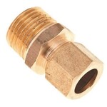 PROPLUS 1/4 IN X 1/8 IN BRASS COMPRESSION FEMALE ADAPTER