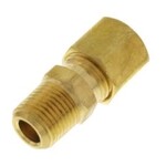 BLUEFIN 1/4 IN X 1/8 IN BRASS COMPRESSION X MALE ADAPTER