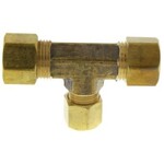 JONES STEPHENS 3/8 IN X 3/8 IN X 1/4 IN BRASS COMPRESSION TEE
