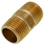 SIOUX CHIEF 1/2 IN MIP X MIP HEX BRASS NIPPLE