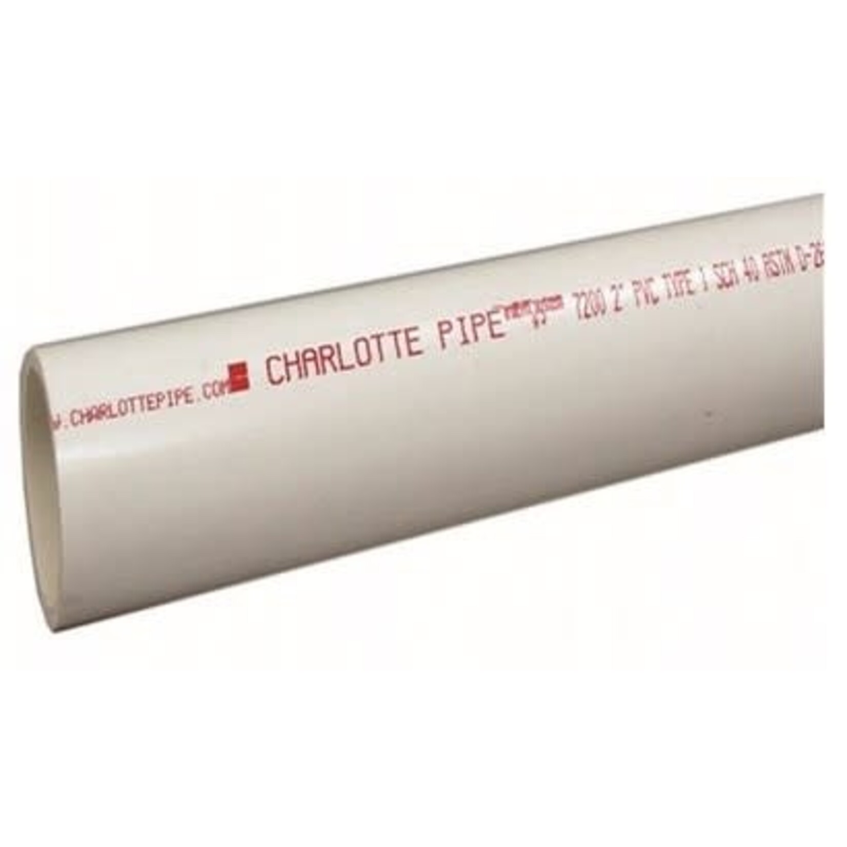 CHARLOTTE 1 1/2 IN X 10 FT PVC SCHEDULE 40 DWV PIPE ( FOAM CORE )