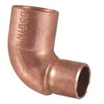 EVERBILT 3/4 IN X 1/2 IN WROT COPPER 90 DEGREE ELBOW