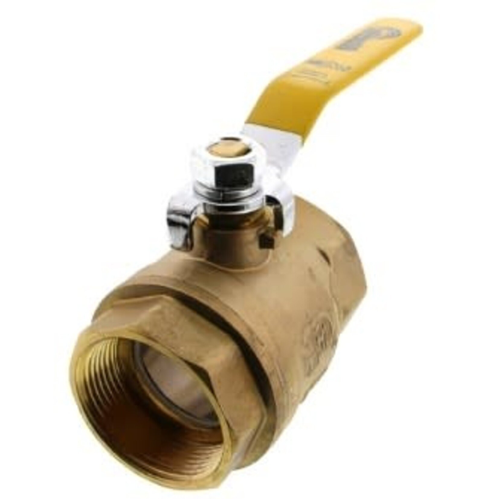 BLUEFIN 1 1/2 IN BRASS THREADED BALL VALVE