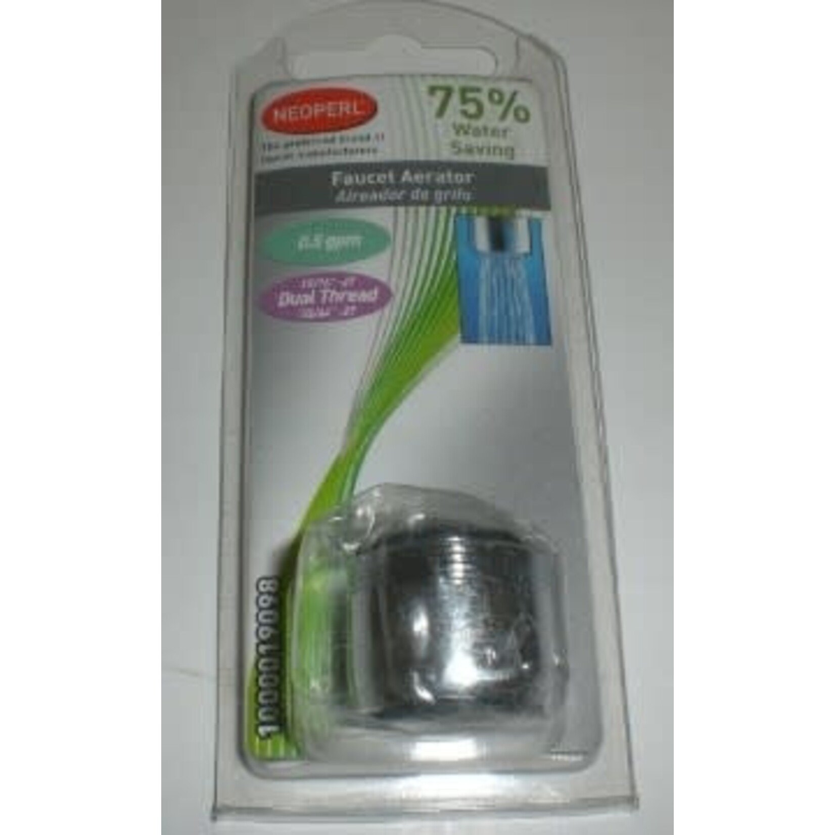 NEOPERL NEOPERL FAUCET AERATOR 0.5 GPM DUAL THREAD 15 16 - 27 55 64 - 27