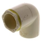 NIBCO 2 IN X 1 IN CPVC SCHEDULE 40 90 DEGREE ELBOW