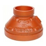 GRUVLOK 2 IN X 1 1/2 IN RED DUCTILE IRON BELL REDUCER