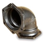 TYLER UNION 8 IN DUCTILE IRON 90 DEGREE ELBOW
