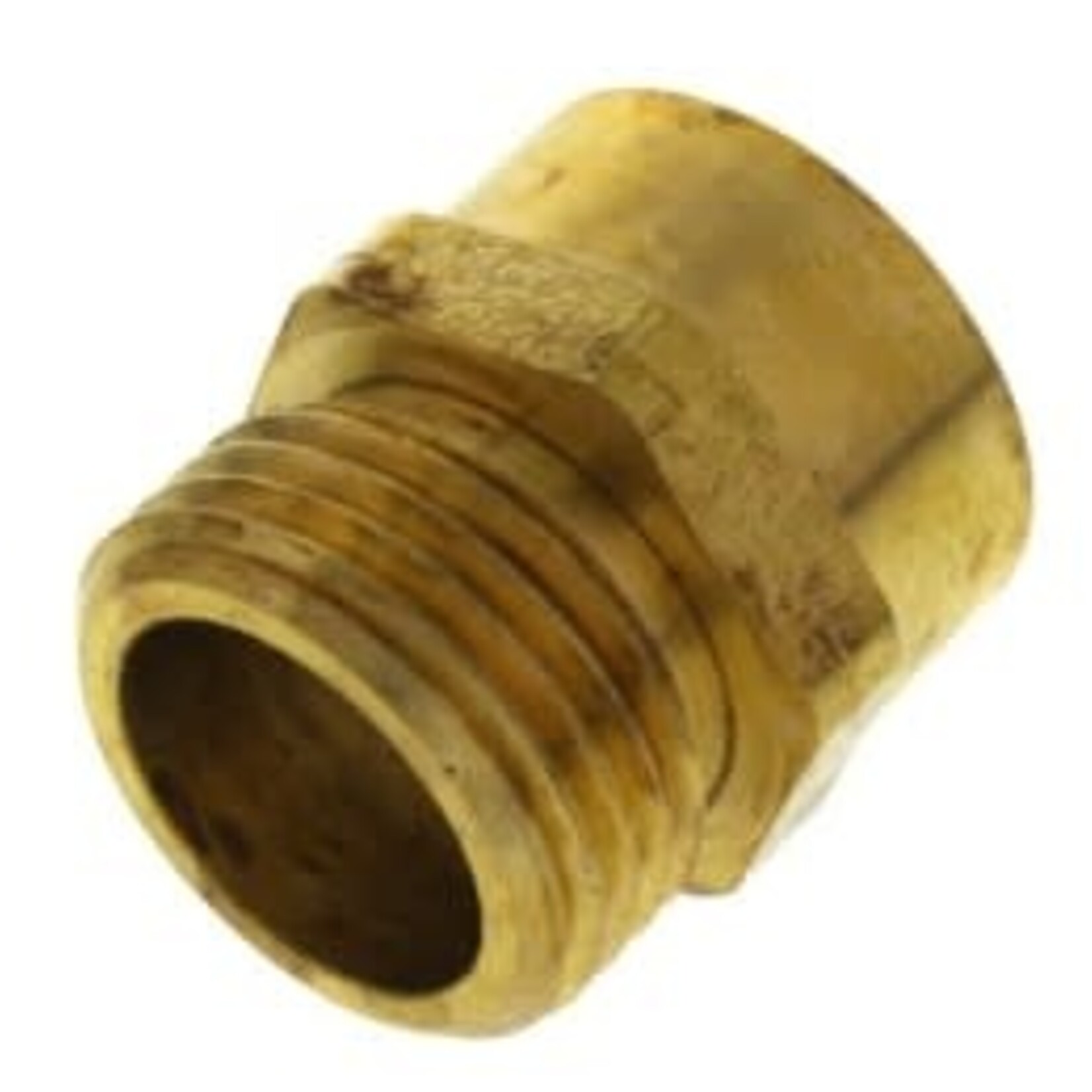 SIOUX CHIEF 1/2 IN MALE X 1/2 IN FEMALE PIPE THREAD BRASS GARDEN HOSE ADAPTER