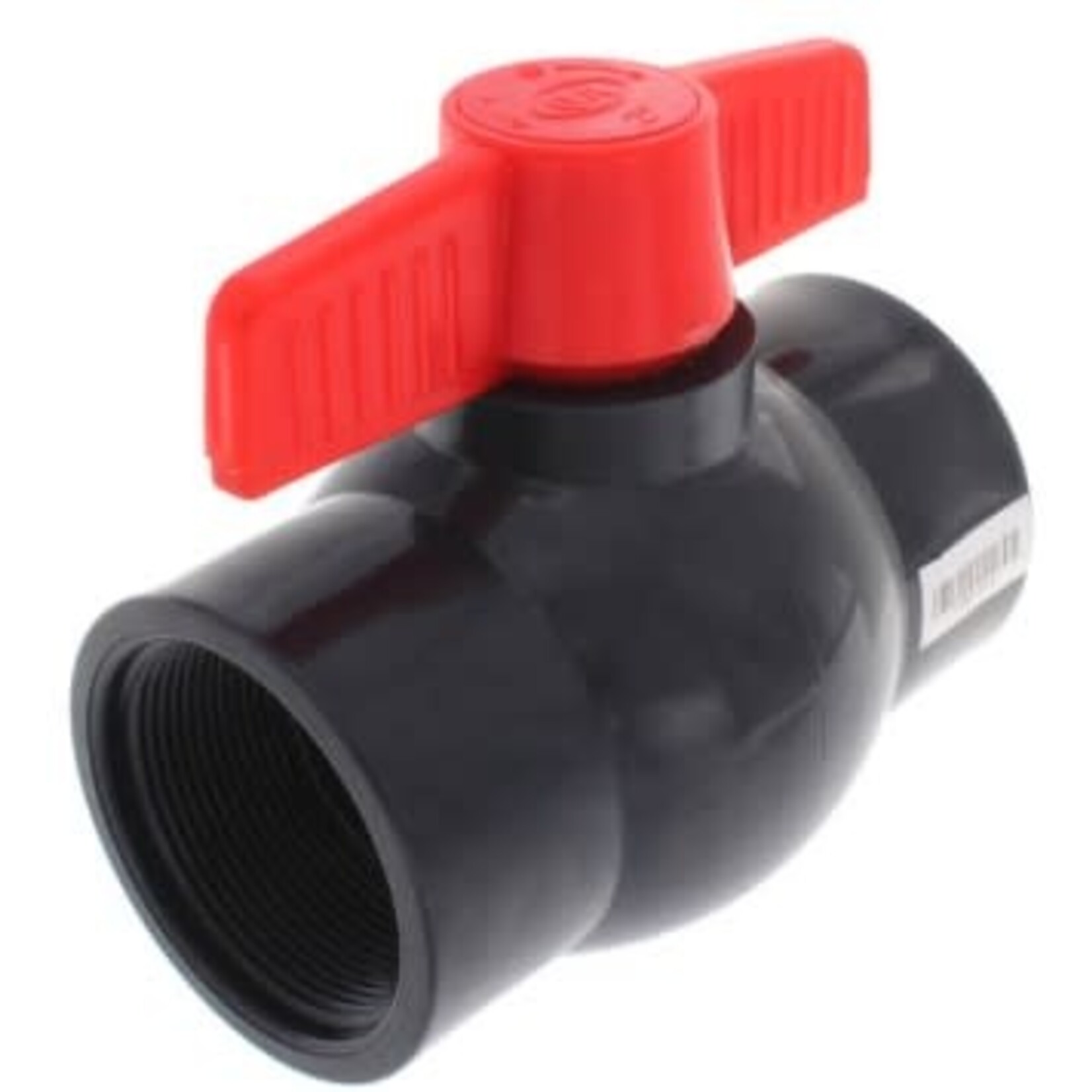 BLUEFIN 2 IN PVC SCHEDULE 40 GRAY THREADED BALL VALVE