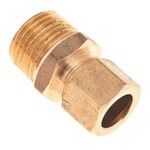 PROPLUS 1/2 IN OD X 1/2 IN BRASS COMPRESSION MALE ADAPTER (LEAD FREE)