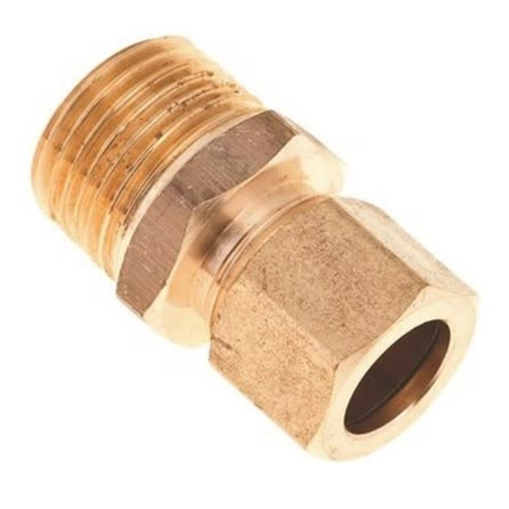 PROPLUS 1/2 IN OD X 1/2 IN BRASS COMPRESSION MALE ADAPTER (LEAD FREE)