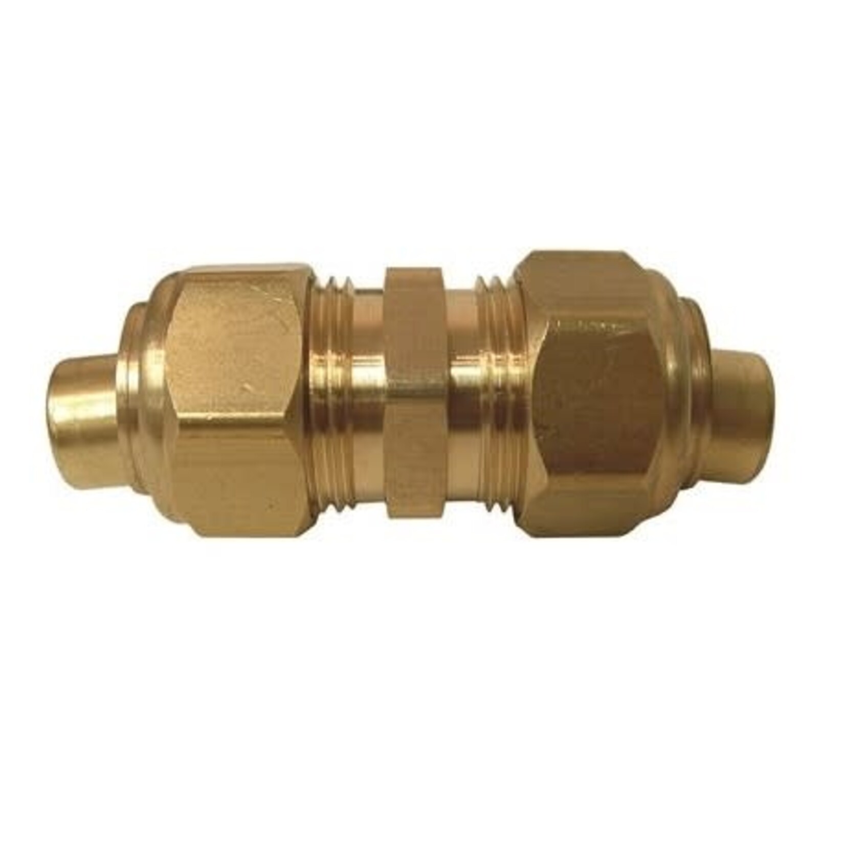 EVERBILT 3/8 IN BRASS LEAD FREE COMPRESSION COUPLING ( 10 PACK)