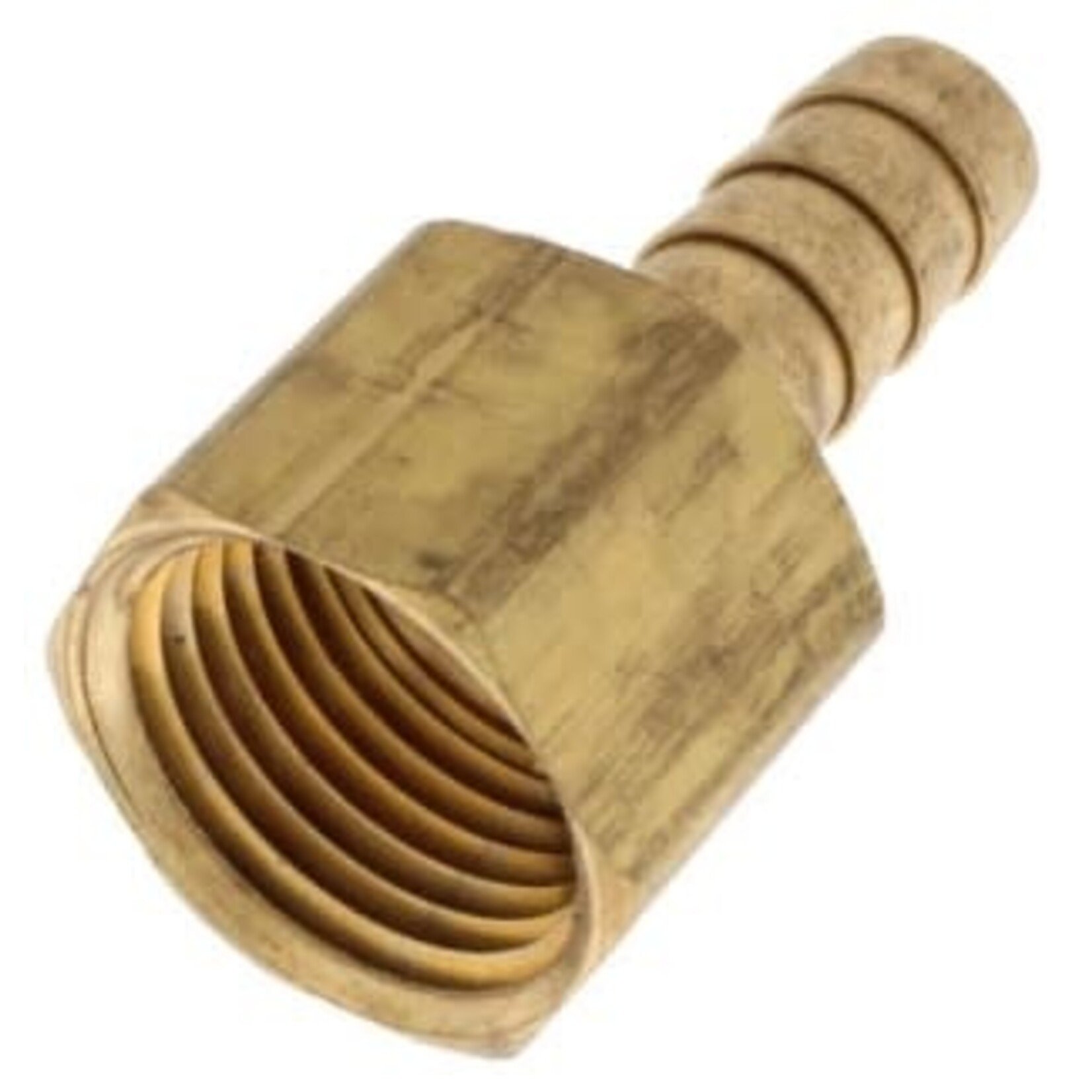 JONES STEPHENS 3/8 IN BARB X 3/8 BRASS HOSE FEMALE ADAPTER