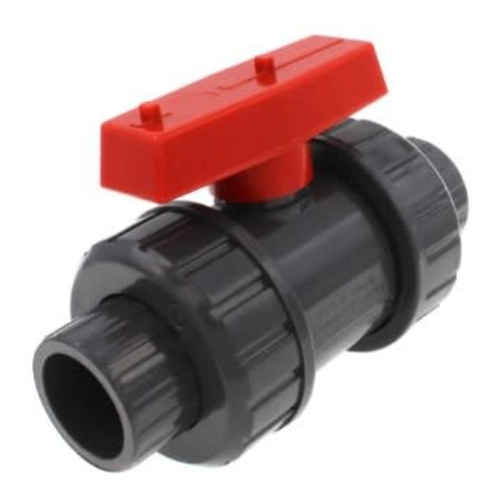 BLUEFIN 3/4 IN PVC SCHEDULE 40 GRAY UNION BALL VALVE