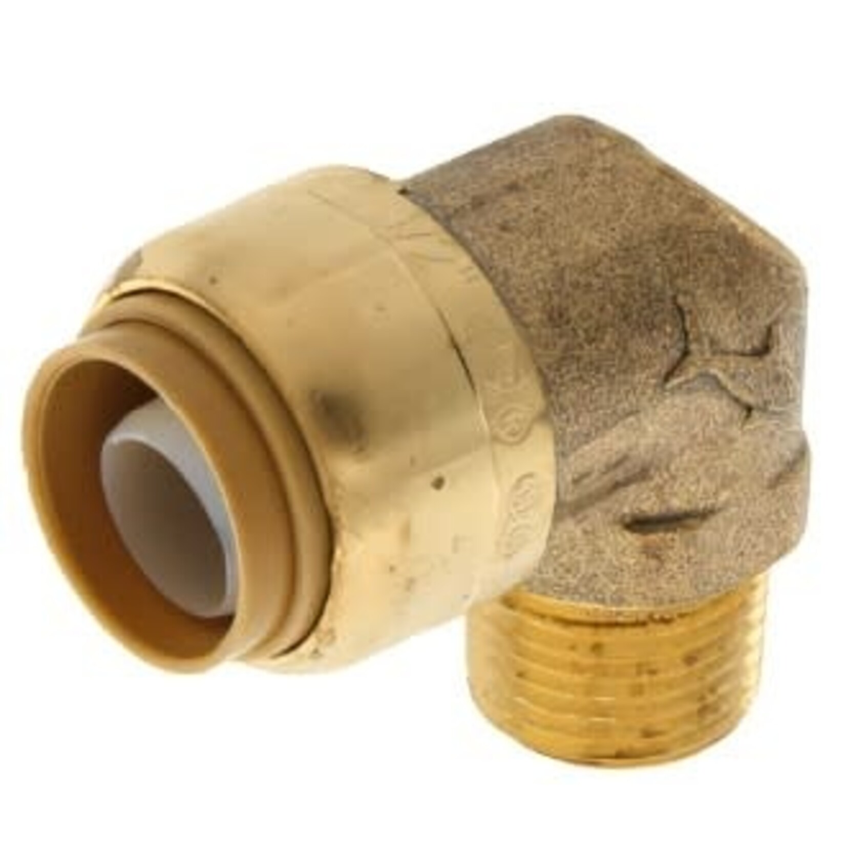 JONES STEPHENS 1/2 IN X 3/8 IN BRASS COMPRESSION MALE 90 DEGREE ELBOW