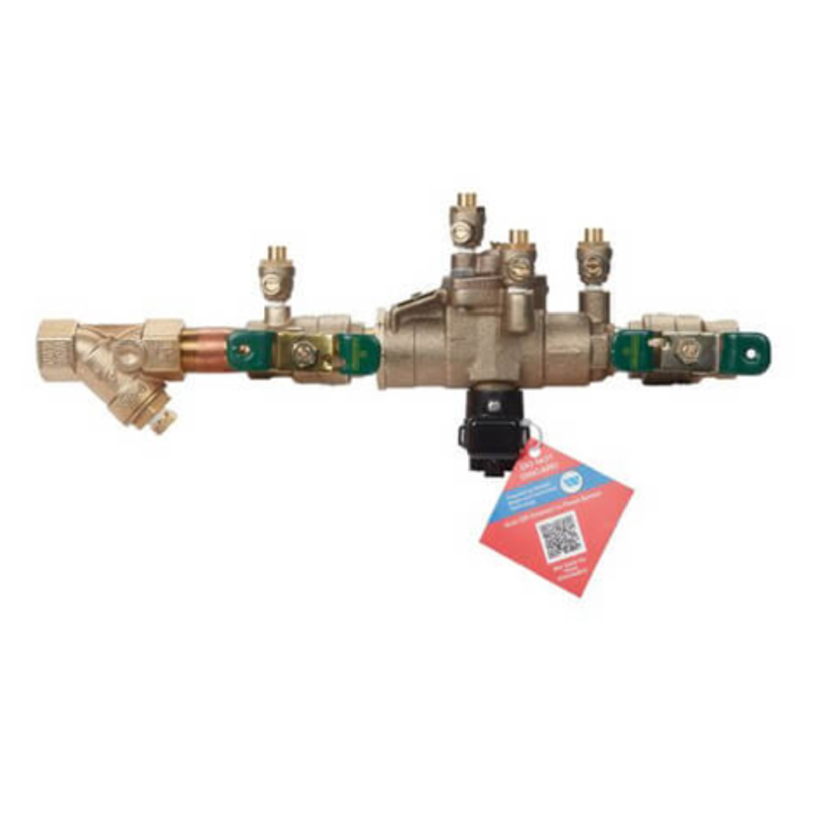 WATTS 3/4 IN WATTS REDUCED PRESSURE ZONE ASSEMBLY ( RPZ ) WITH STRAINER AND BACKFLOW FLOOD SENSOR (LEAD FREE)