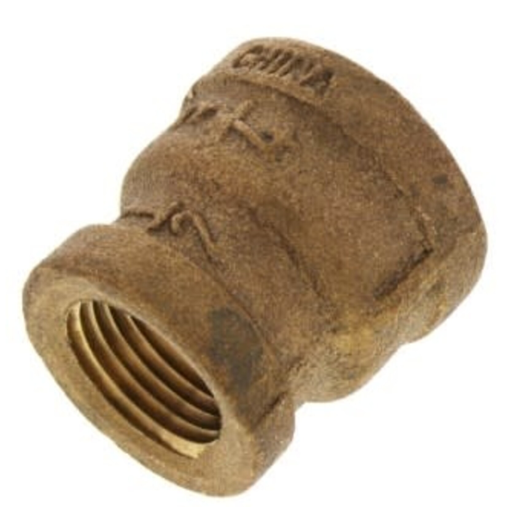 BLUEFIN 3/4 IN X 1/2 IN BRASS REDUCER COUPLING