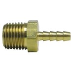 SIOUX CHIEF 3/8 ID X 1/4 IN MALE ADAPTER BRASS HOSE BARB