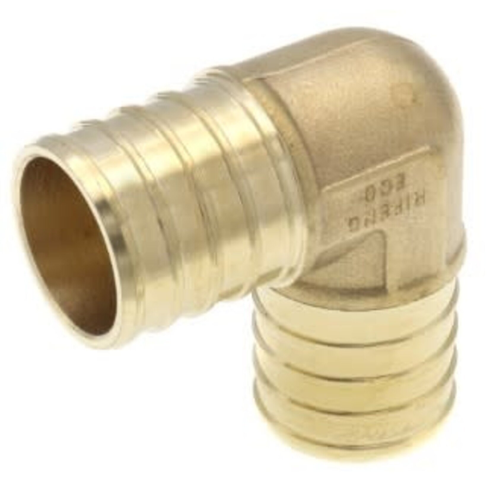 BLUEFIN 1 IN BRASS PEX CRIMP 90 DEGREE ELBOW