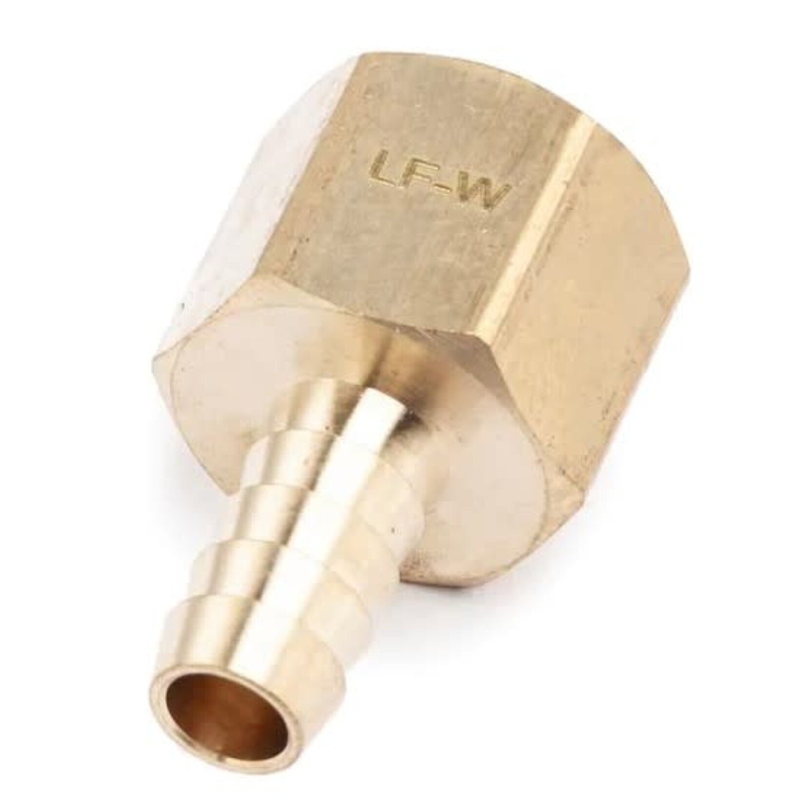 JONES STEPHENS 3/8 IN BARB X 1/2 IN BRASS HOSE FEMALE ADAPTER