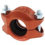 GRUVLOK 1 1/4 IN RED DUCTILE IRON GROOVED COUPLING